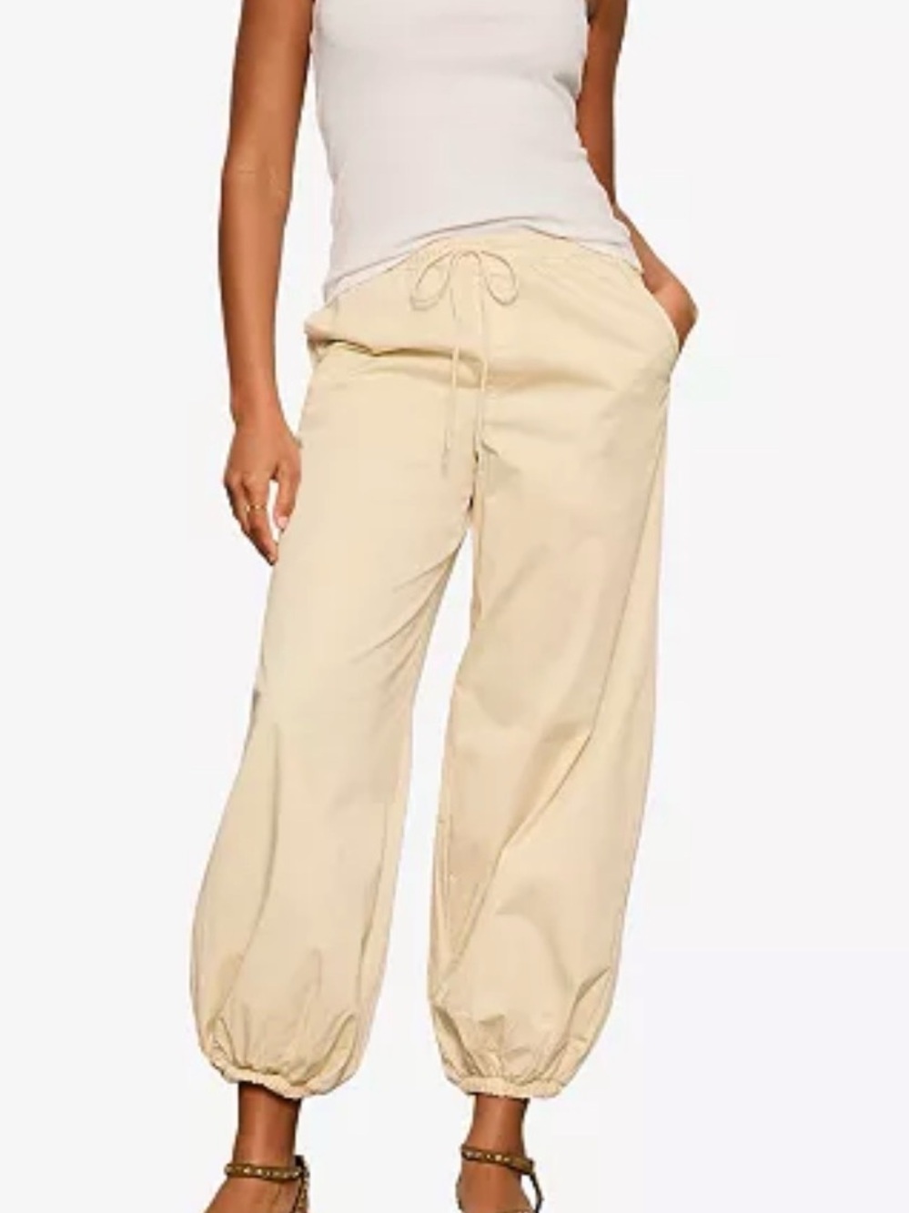 Sanctuary Cropped Balloon Leg Pull-On Pants